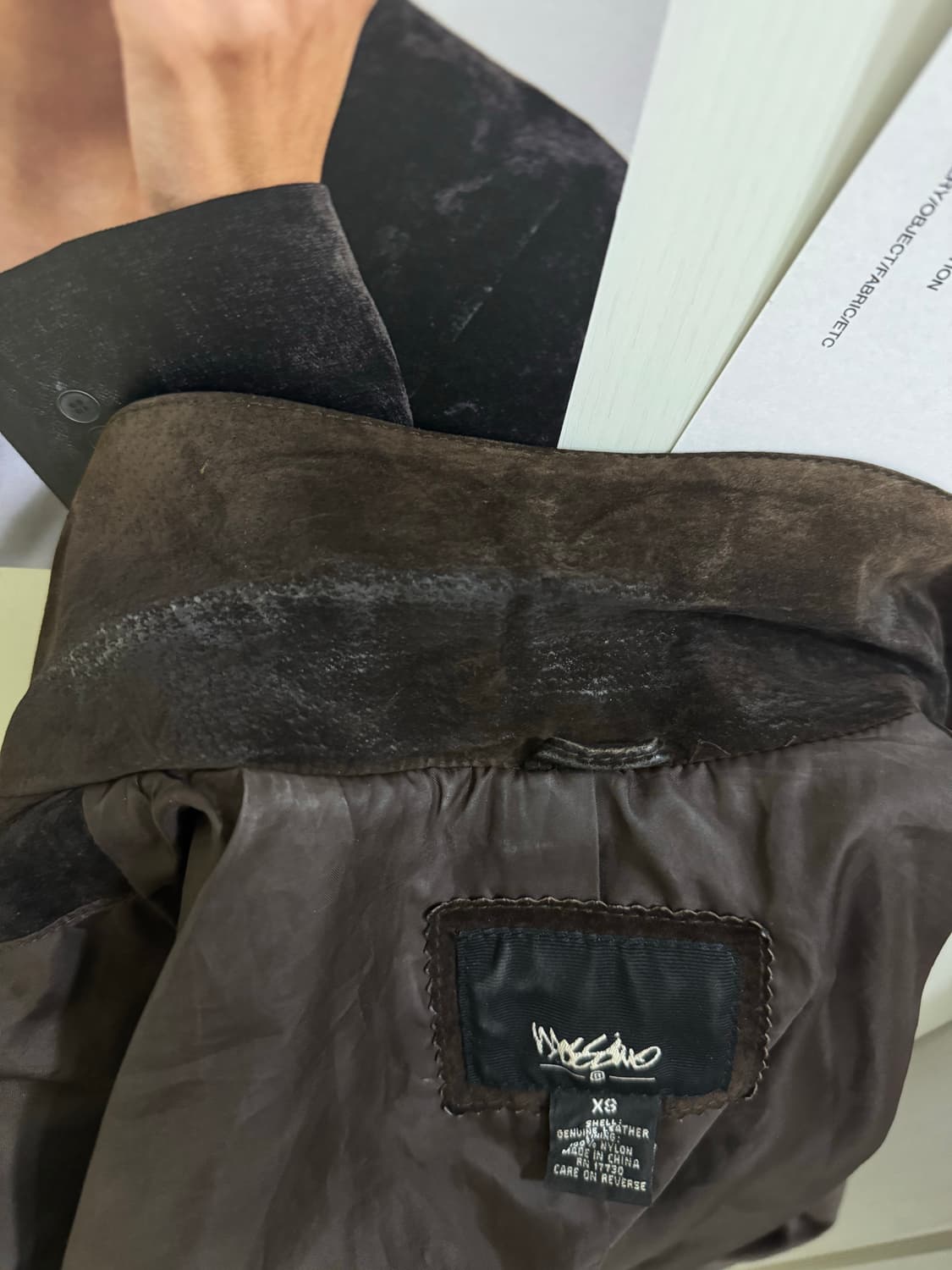 빈티지 스웨이드 자켓 상품이미지5