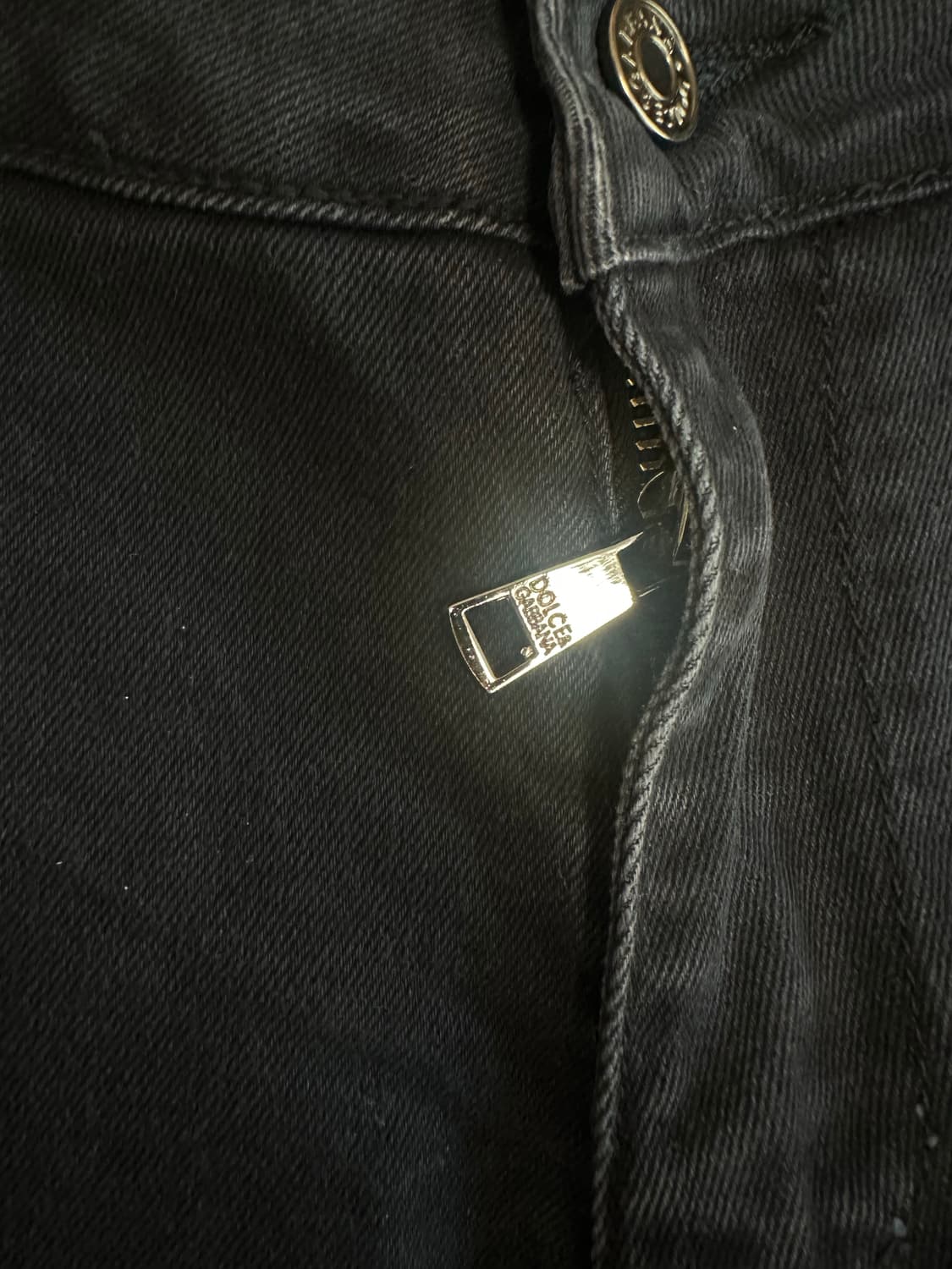 돌체앤가바나 정품 흑청 바이커 팬츠 31까지 상품이미지9