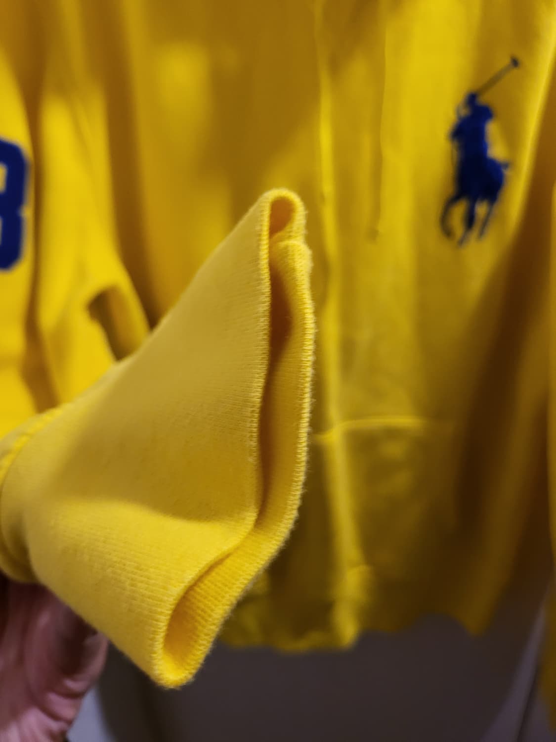 폴로 기모 후드티 상품이미지3