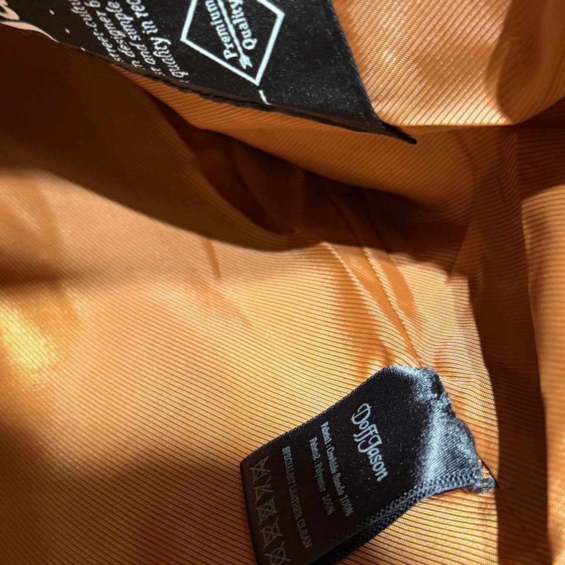 도프제이슨 카우레더 스웨이드 트러커 자켓 M 상품이미지3