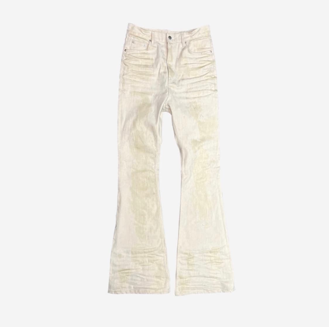 [3] 언더마이카 글라시얼 벨벳틴 플레어진 아이보 리 상품이미지1