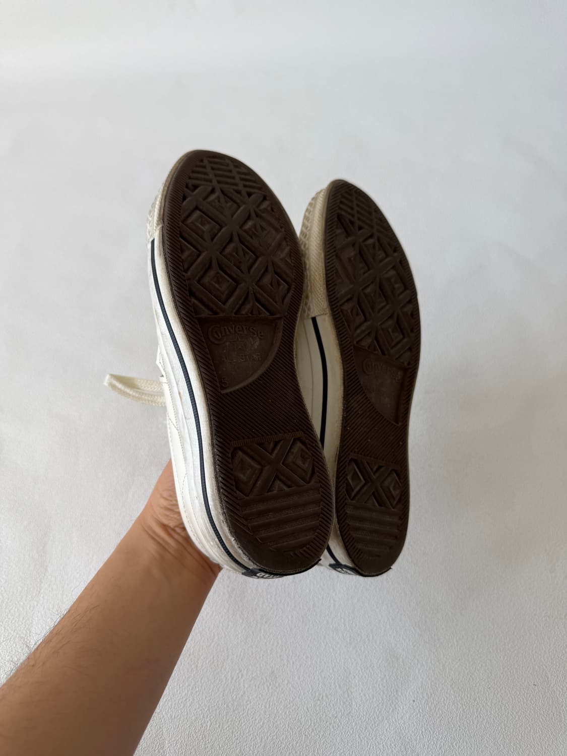 [240]컨버스(CONVERSE)원스타 아이보리(원하는 끈 색 맞춰드림) 상품이미지8