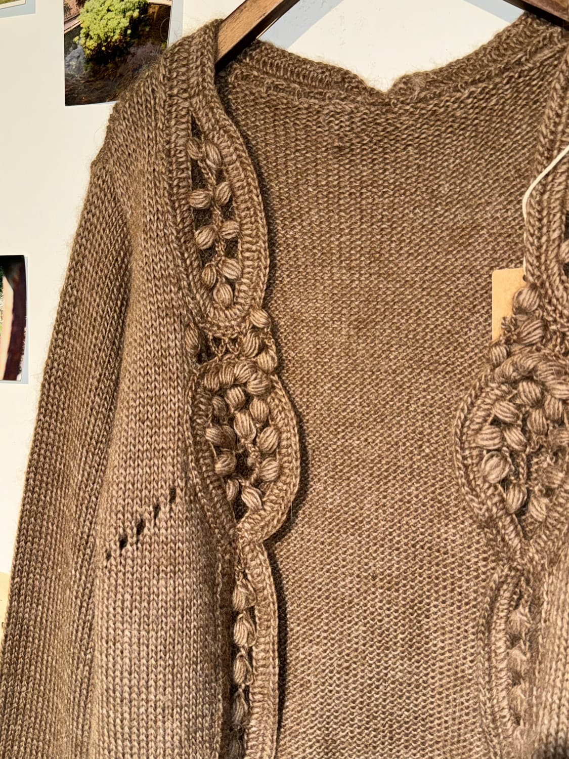 알파카 모헤어 혼방 가디건 상품이미지4