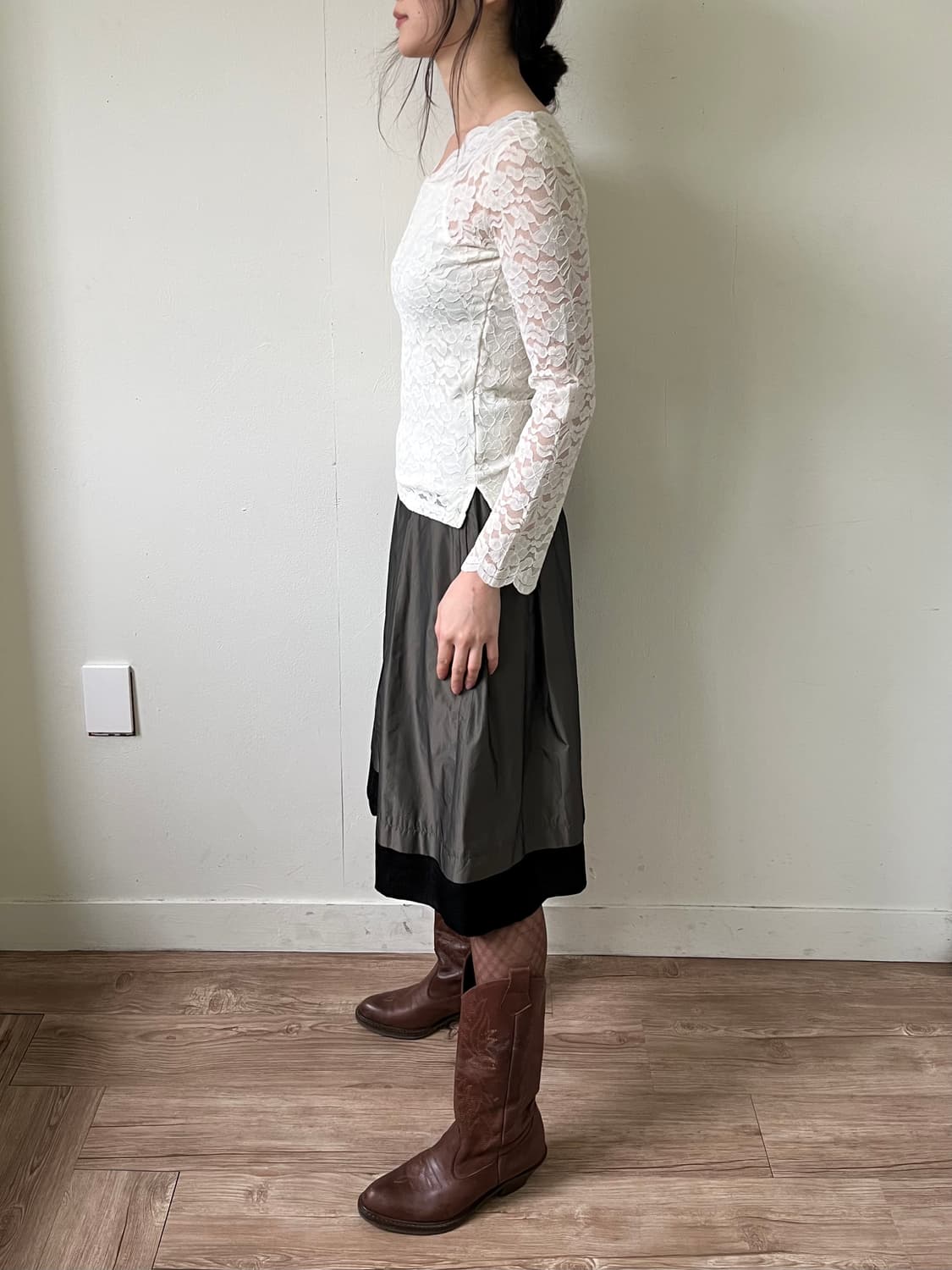 ECLIPSE 레이어드 스커트 상품이미지9