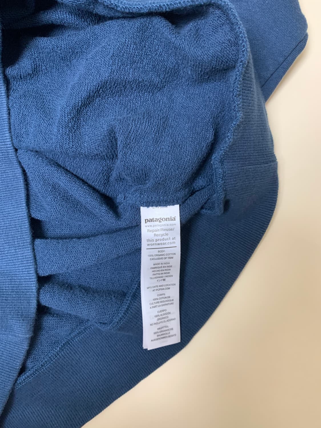 파타고니아 리제너러티브 오가닉 서티파이드  코튼 크루넥 맨투맨 상품이미지4