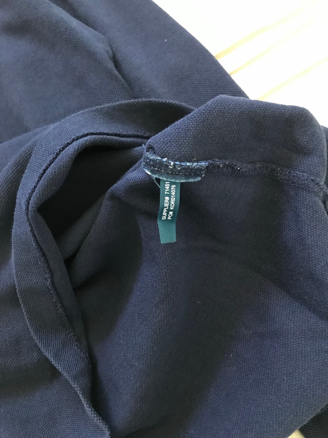 폴로 랄프로렌 포니로고 여성라인 네이비 긴팔 카라티 상품이미지8