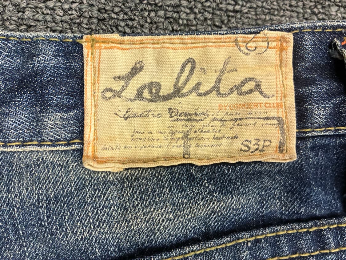 27)Lolita Jeans 빈티지 여성 데미지 부츠컷 데님팬츠 상품이미지3