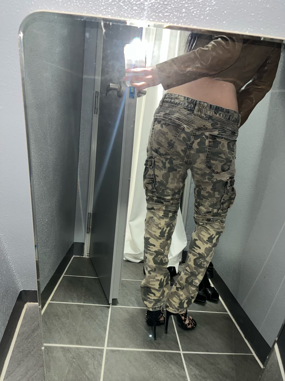 Vintage punk camo pants 상품이미지4