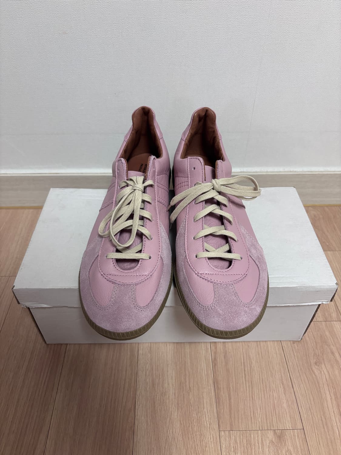 새상품) 275 (43) 리프로덕션오브파운드 독일군 스니커즈 핑크 상품이미지2