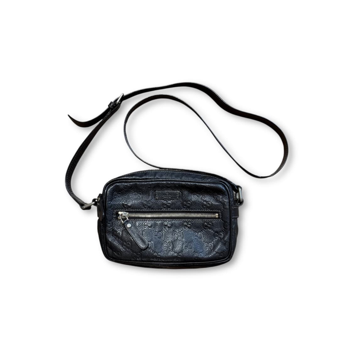 구찌 마이크로 GG 시마 가죽 딥브라운 크로스백 상품이미지2