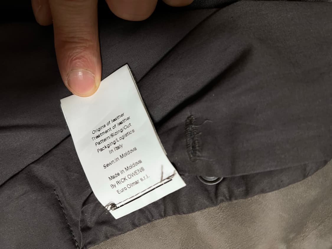 릭오웬스 Olmar & Mirta 가죽자켓 상품이미지9