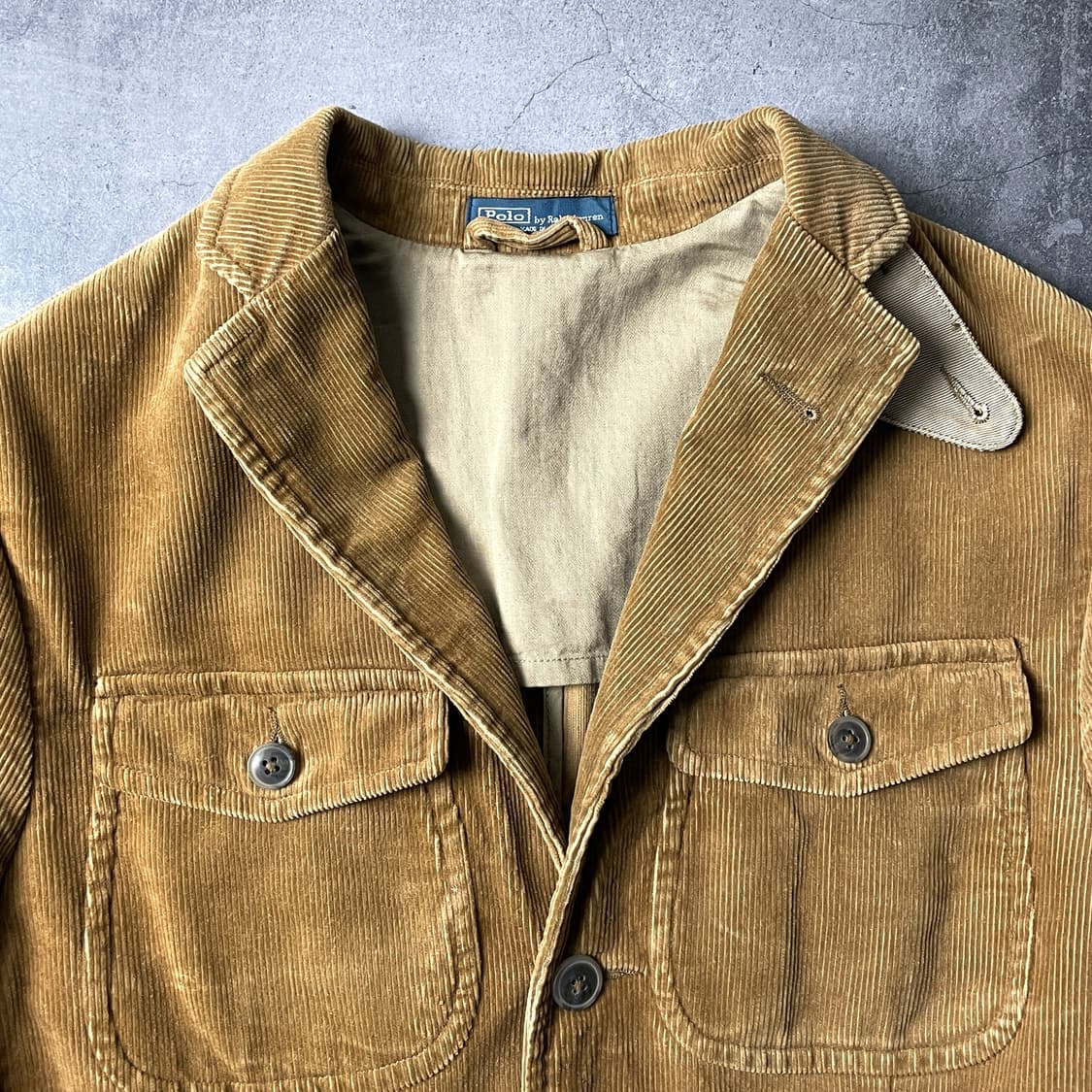 RALPH LAUREN 랄프로렌 빈티지 코듀로이 카멜 자켓 A00403 상품이미지2