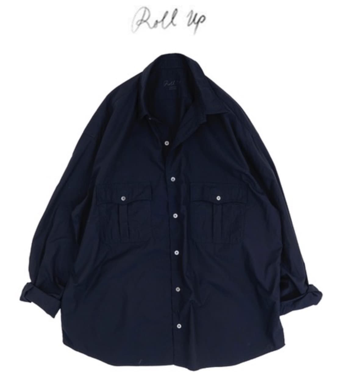 porter classic 포터클래식 롤업 코튼 셔츠 상품이미지1