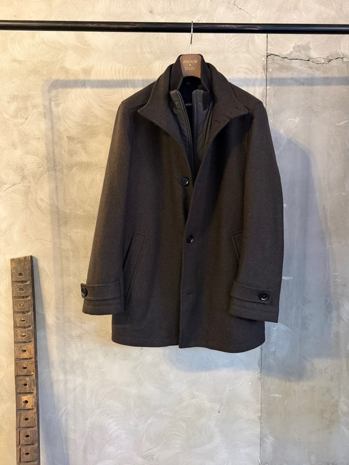 휴고보스 울 캐시미어 유틸리티 코트 105 상품이미지3