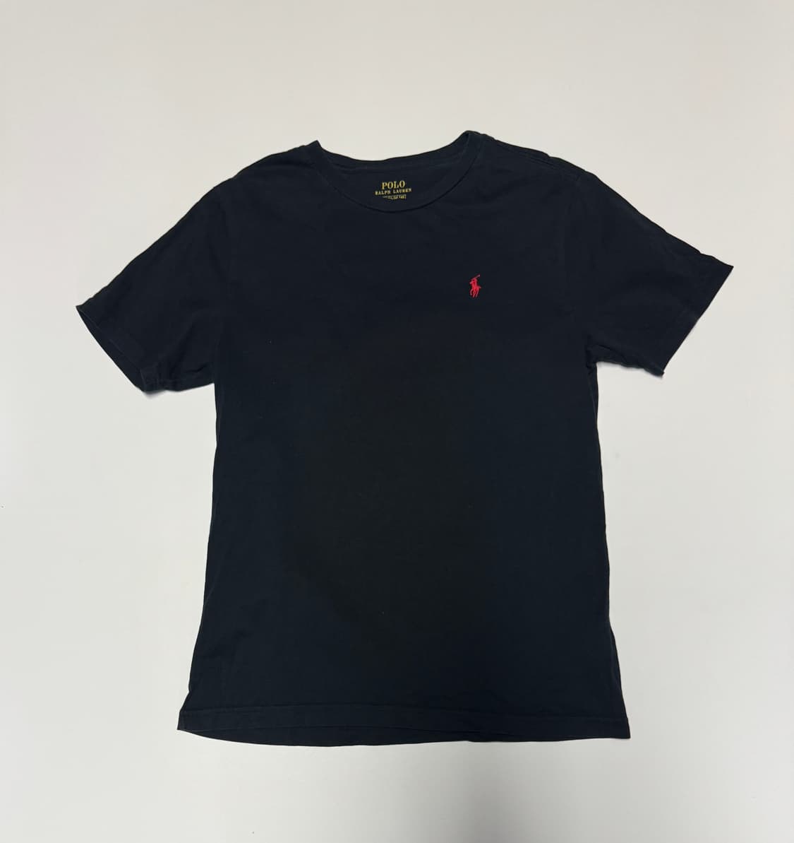 여성 폴로 랄프로렌 미니멀 반팔 티셔츠 S 블랙 상품이미지1