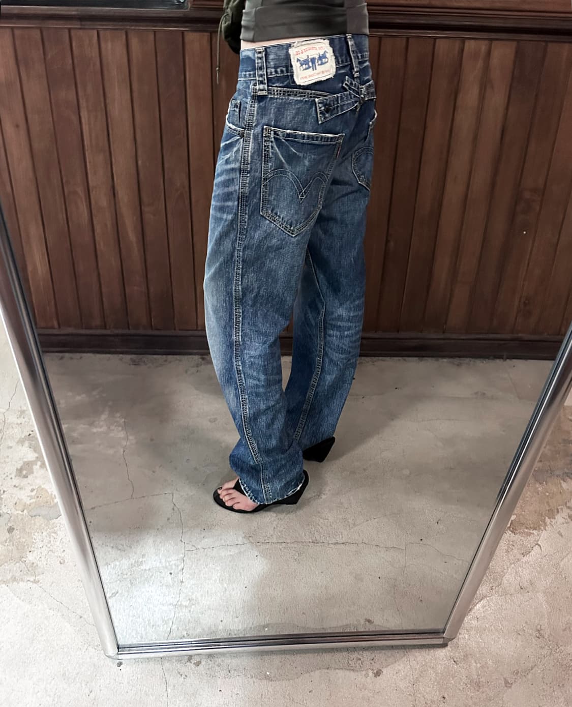 LEVI'S 503 cinch back w32 상품이미지3