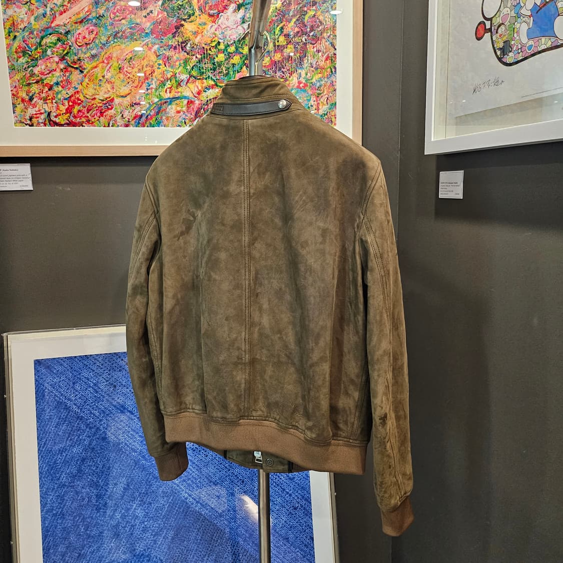 톰포드 캐시미어 스웨이드 헤링턴 하이넥 자켓 상품이미지5