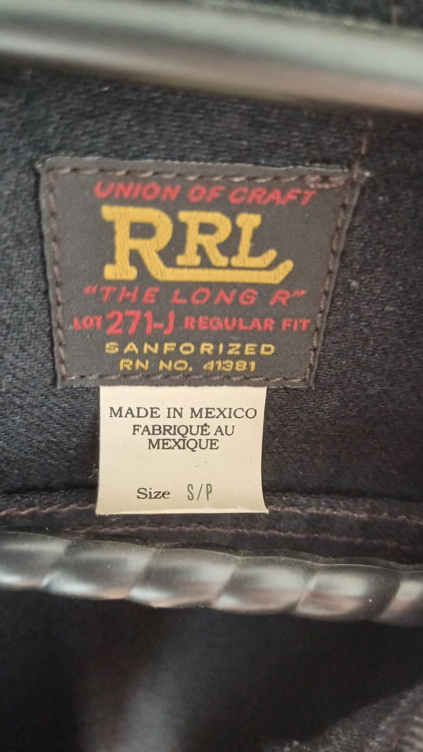 RRL L271 검정 S 상품이미지2