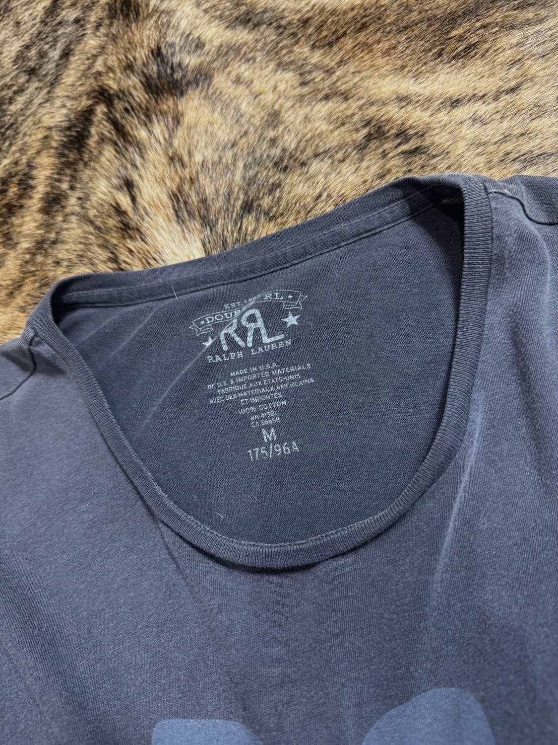 RRL 더블알엘 로고 코튼 반팔 티셔츠 상품이미지4