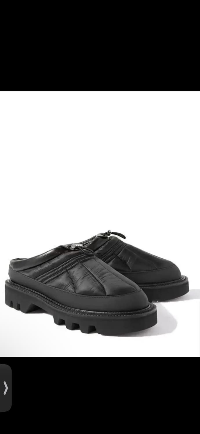 사카이 Sacai 퀄팅패디드 슬립온 뮬 블랙43 상품이미지1