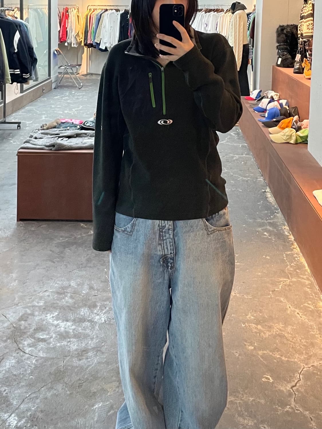 살로몬 카키커버트로 반집업 웜업 H910 상품이미지1