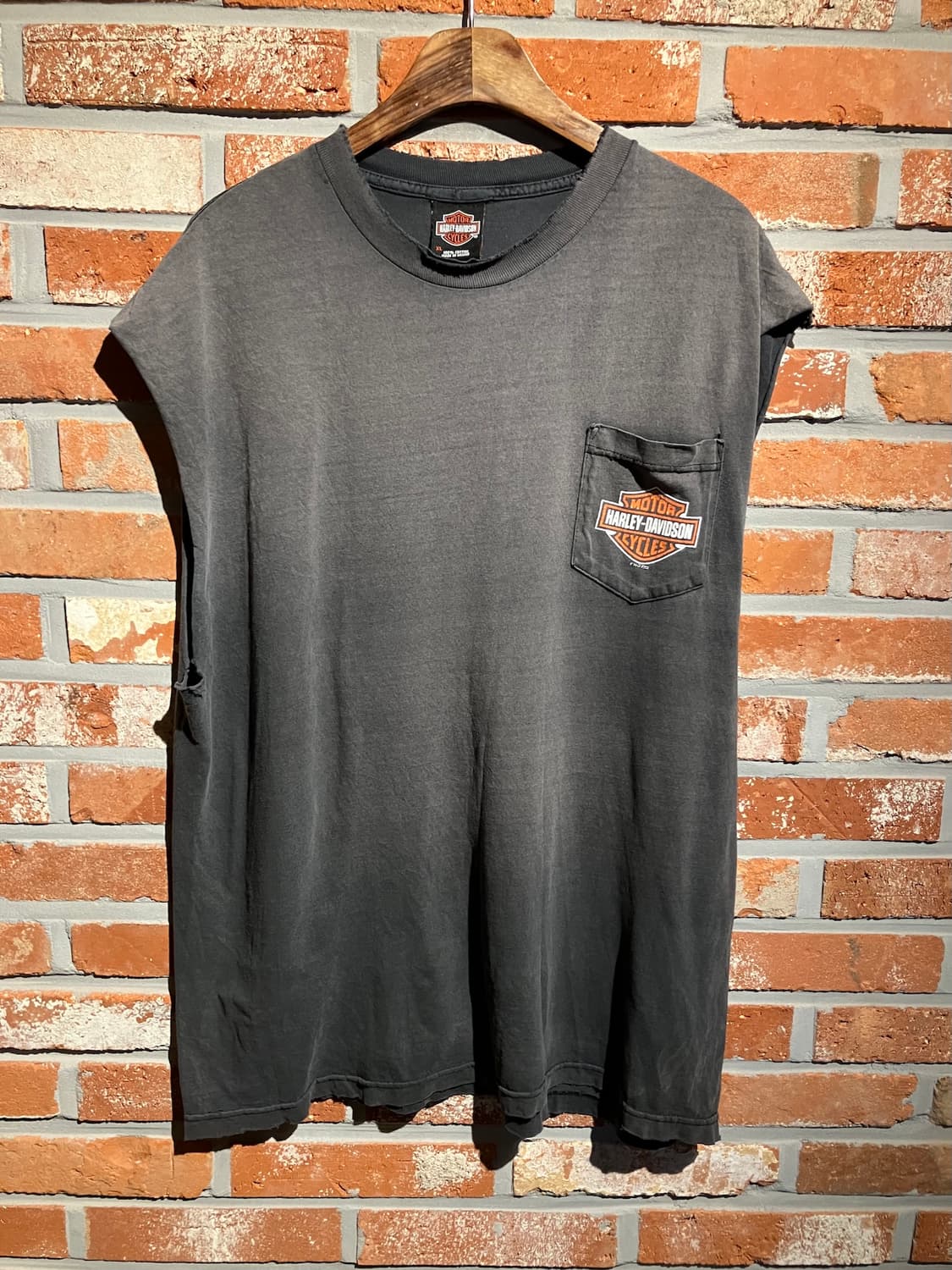 00s 빈티지 할리데이비슨 슬리브리스 나시 상품이미지2