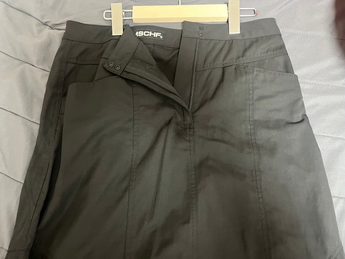 미스치프 롬버스 롱 스커트 블랙 M 상품이미지5