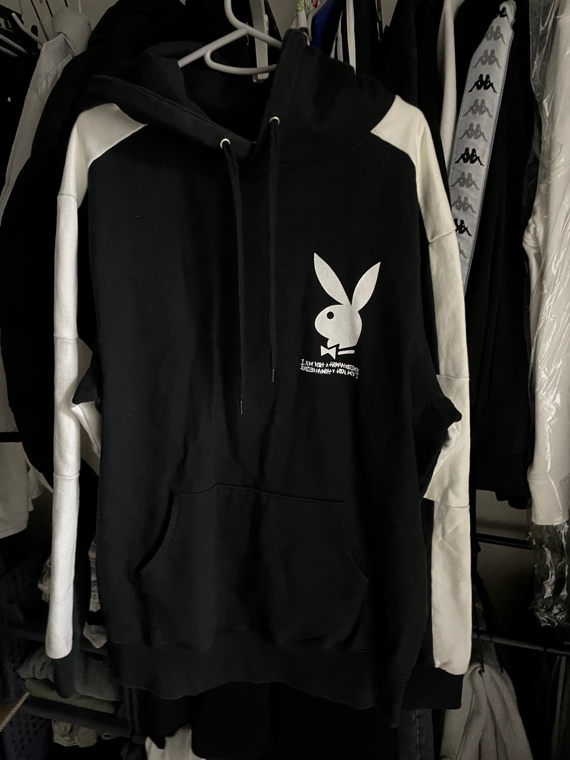 플레이보이 블랙 후드티 xl 사이즈 상품이미지2