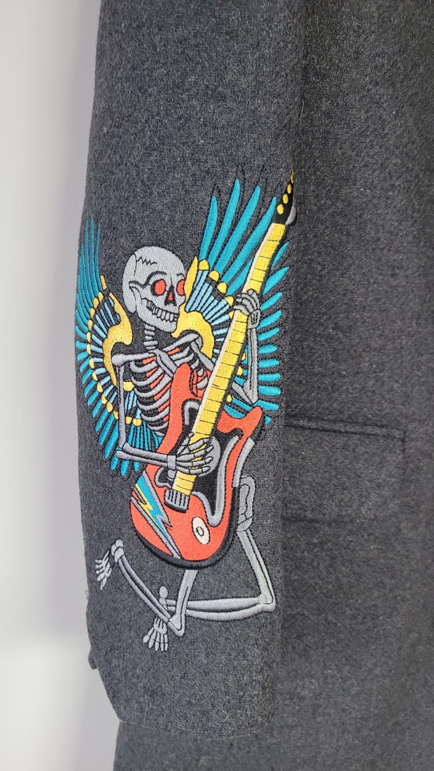 자딕앤볼테르 해골 자수 울 코트 55 상품이미지2