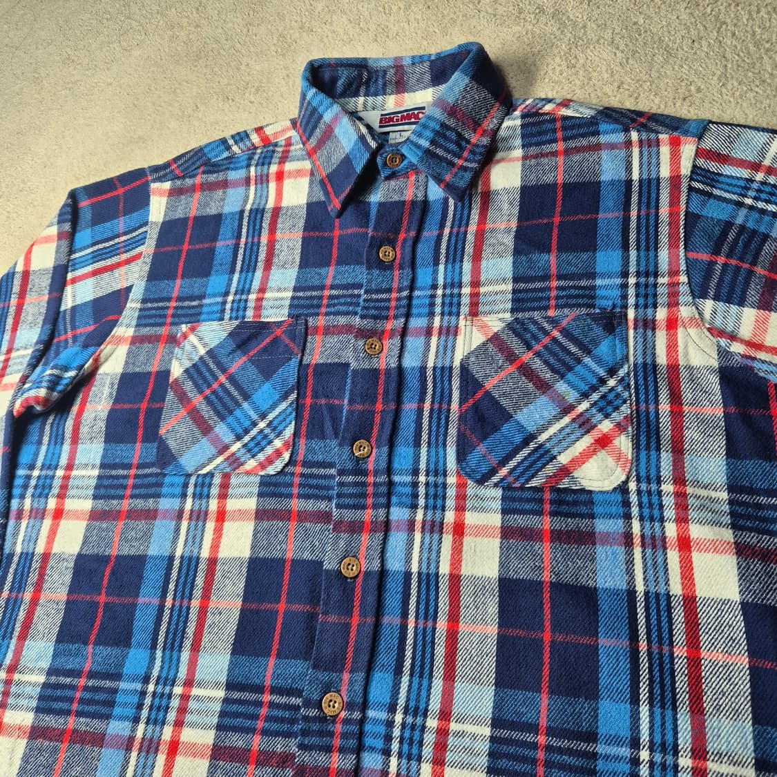 90s 빅맥 플란넬 셔츠
 상품이미지2