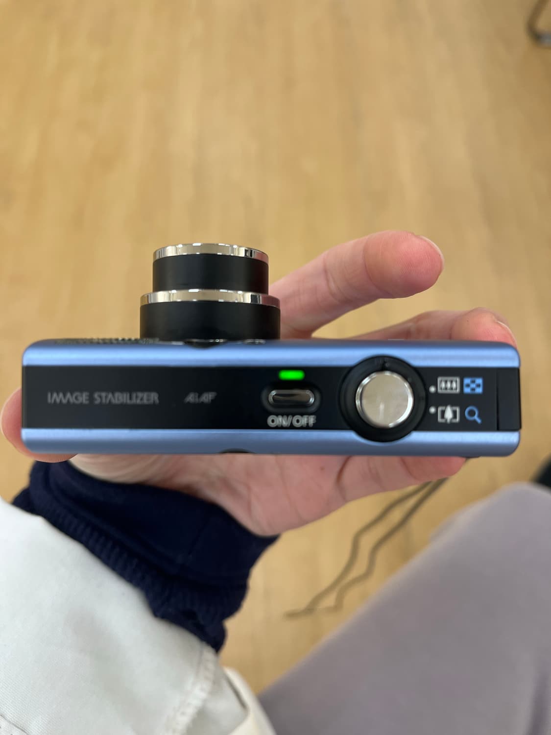 파스텔블루 캐논 ixus 80 is 동급 희귀 레트로 디카 상태좋음 상품이미지3