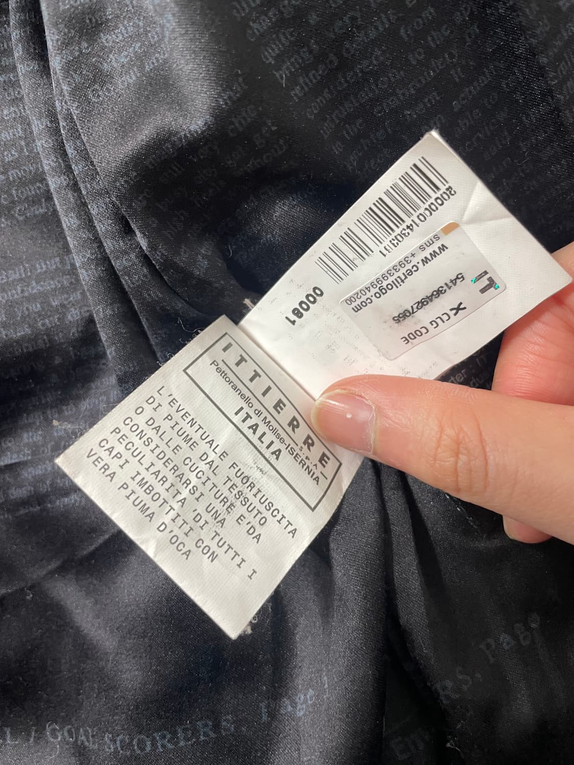 빈티지9. 존 갈리아노 (galliano) 다운 패딩 와인 일본빈티지 상품이미지5