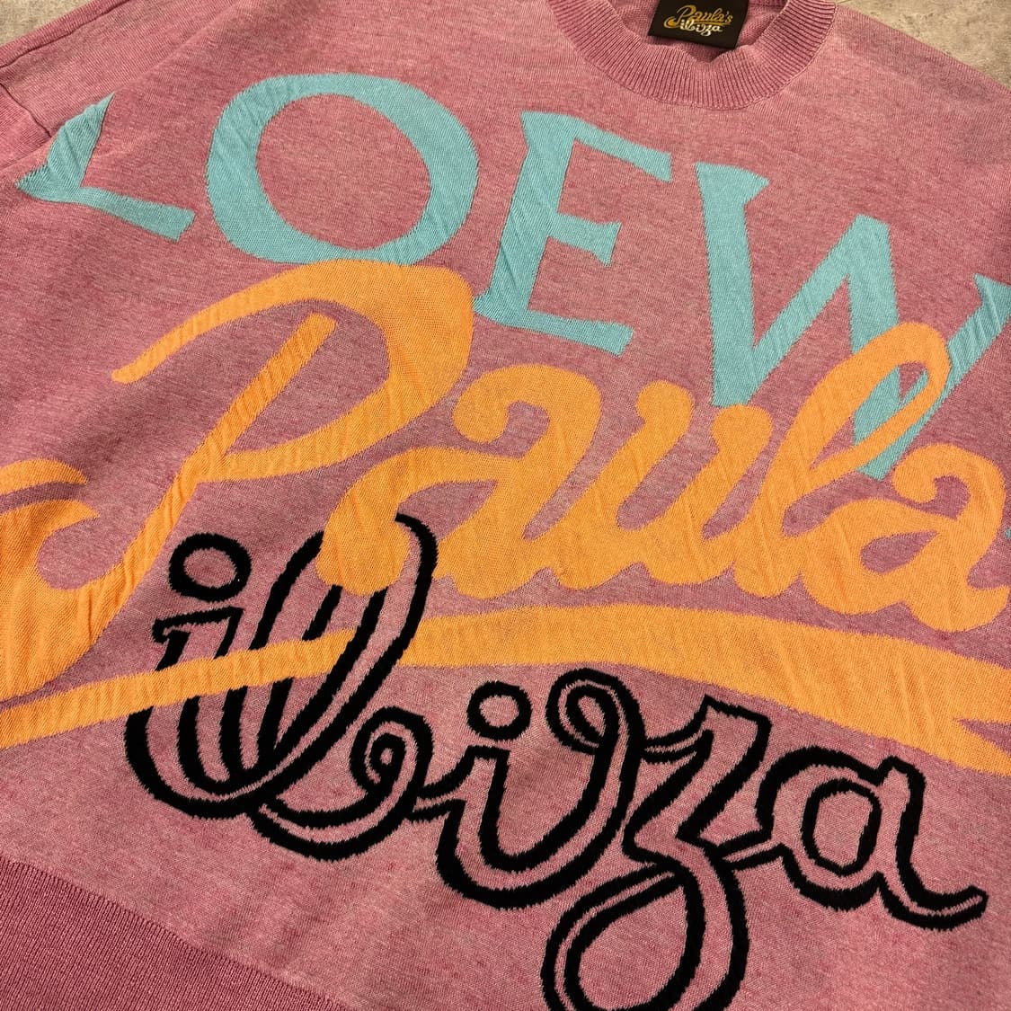 Loewe Paula’s Ibiza 핑크 코튼 니트 #csz416 상품이미지4