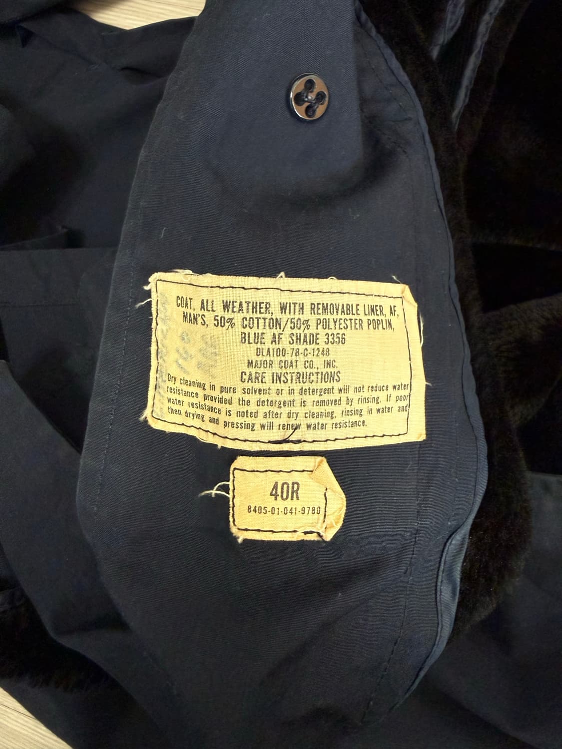 70s 미공군 올웨더 코트 상품이미지2