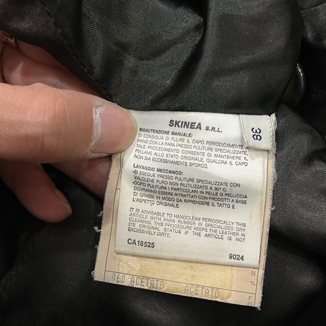  엠포리오 아르마니 레더 자켓 y13917 상품이미지7