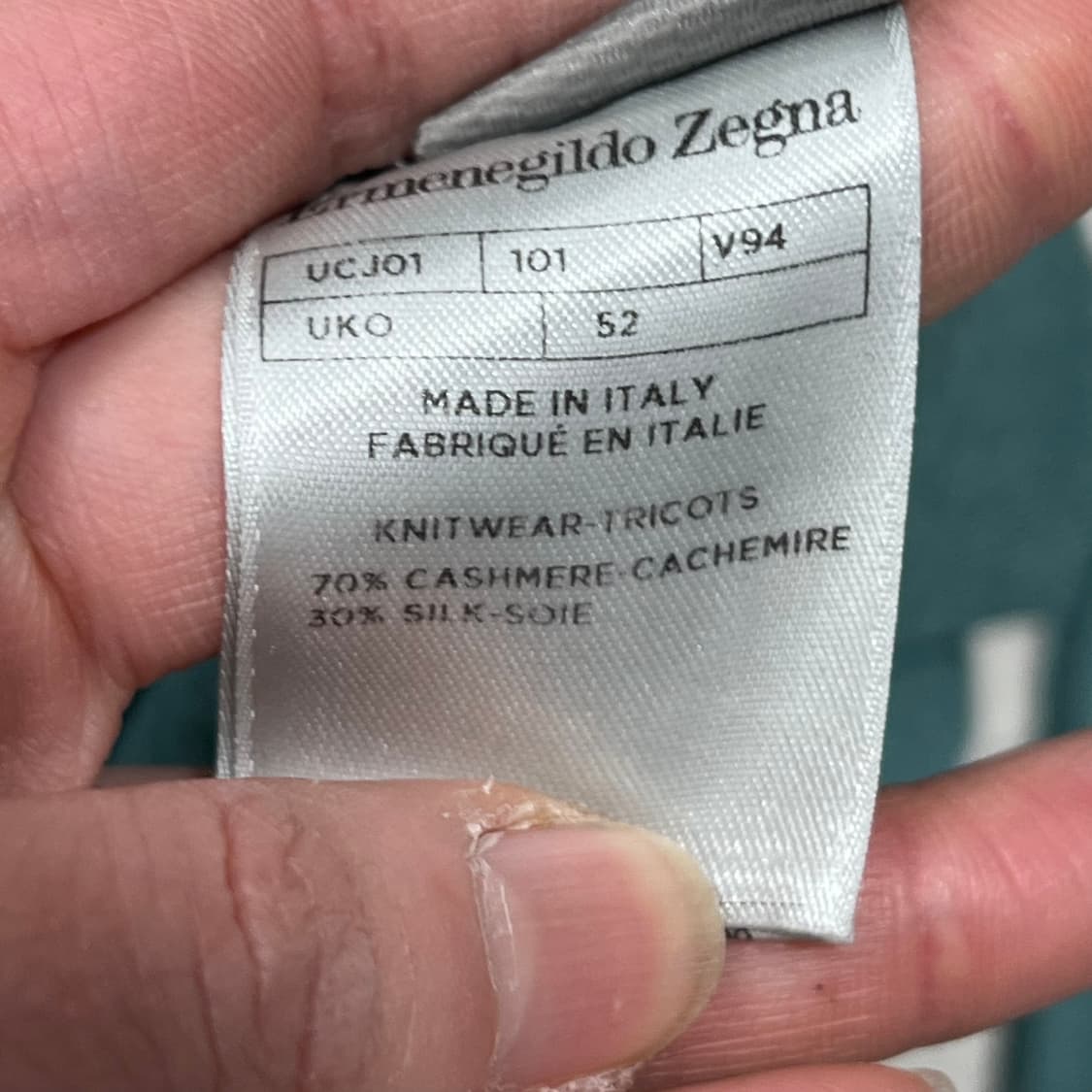 에르메네질도 제냐 브이넥니트 s09260 상품이미지6