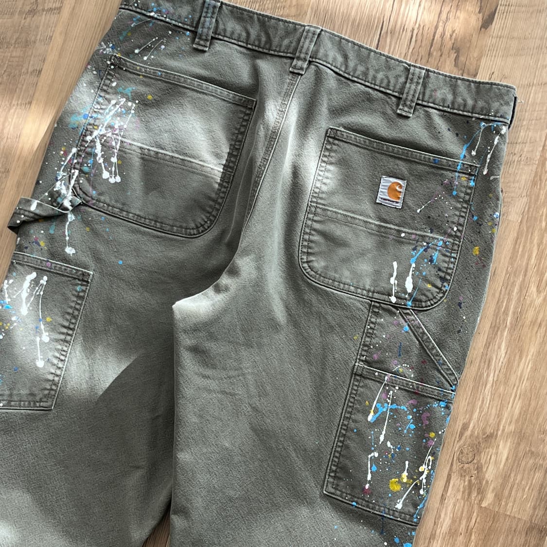 칼하트 페인팅커스텀 워크팬츠 [35] 상품이미지4