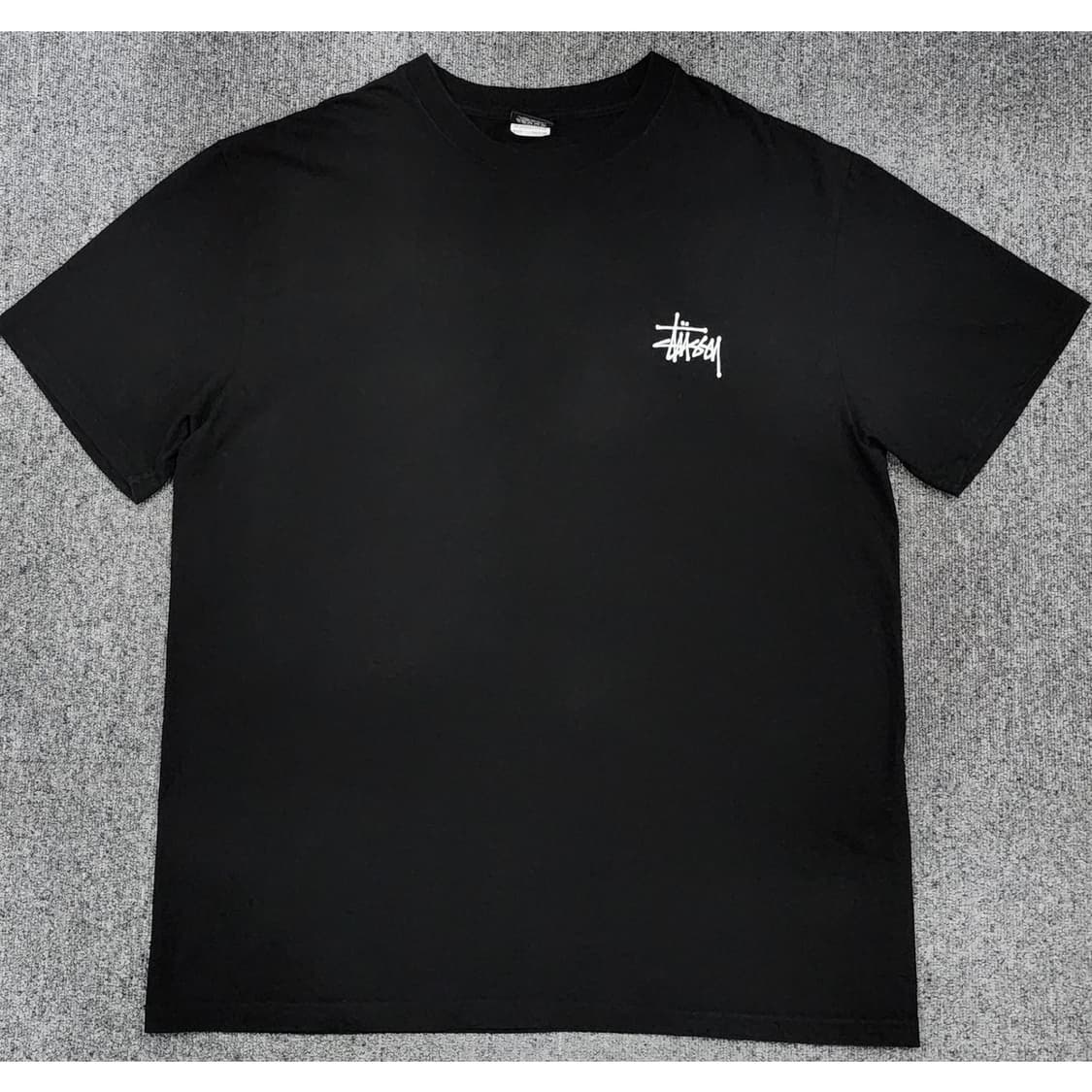 STUSSY 스투시 베이직 뒷 빅로고 반팔티 XL 상품이미지2