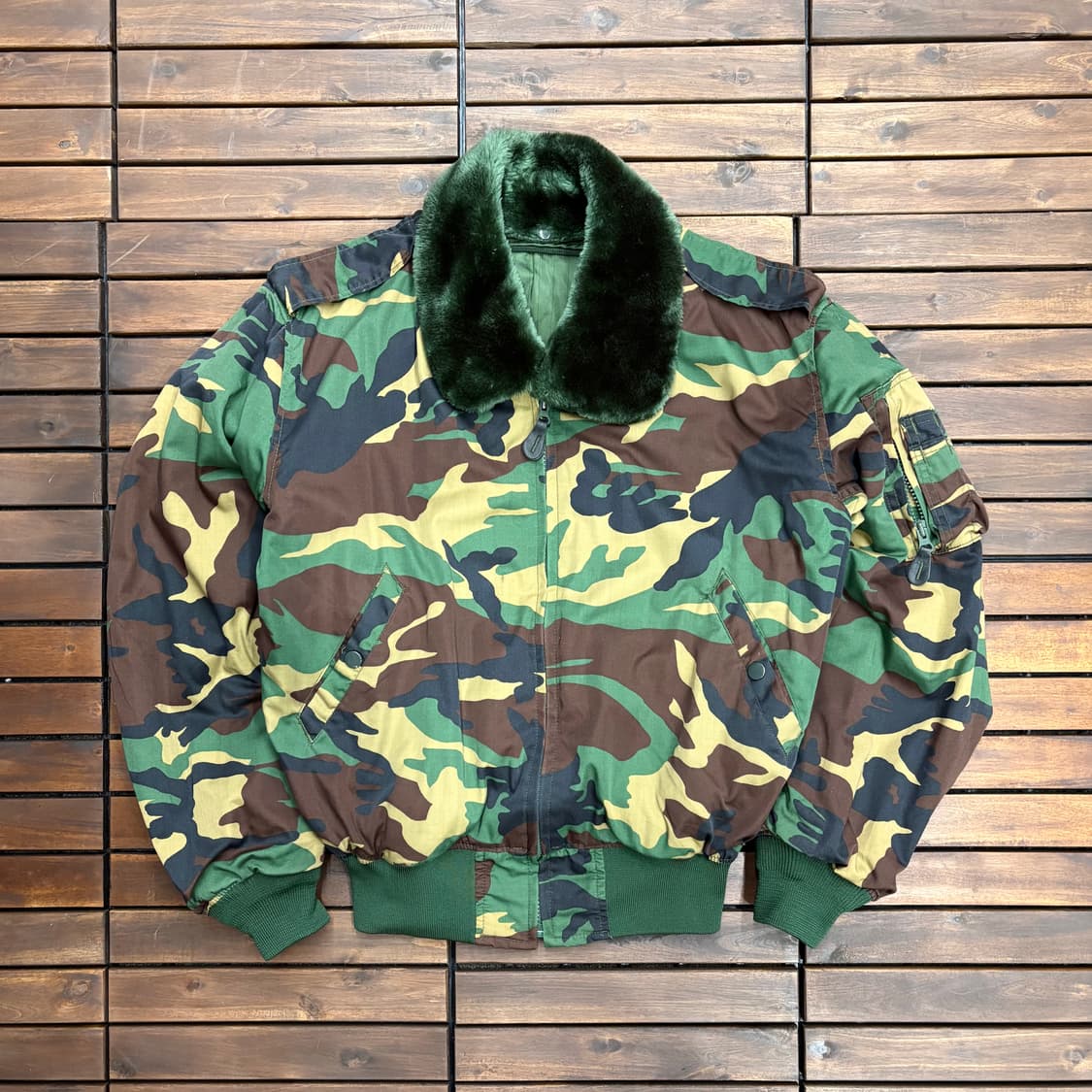 (M) 밀리터리 카모플라쥬 MA-1 탱커 자켓 상품이미지1