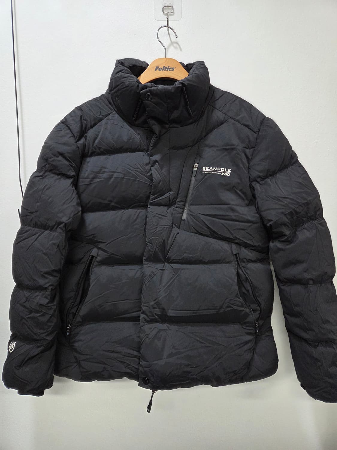 빈폴 스포츠 아웃도어 블랙 다운 패딩 점퍼 100 상품이미지1