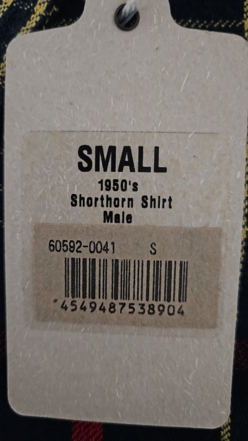 리바이스 LVC 1950's 숏혼 셔츠 멀티 체크 S 상품이미지5