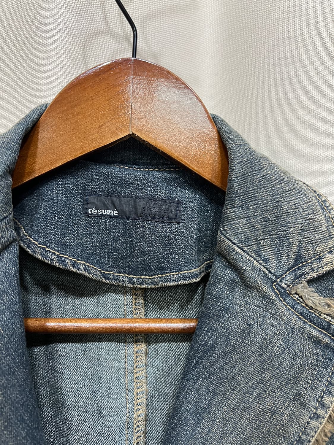 resume 빈티지 여성 데님 블레이저  상품이미지4