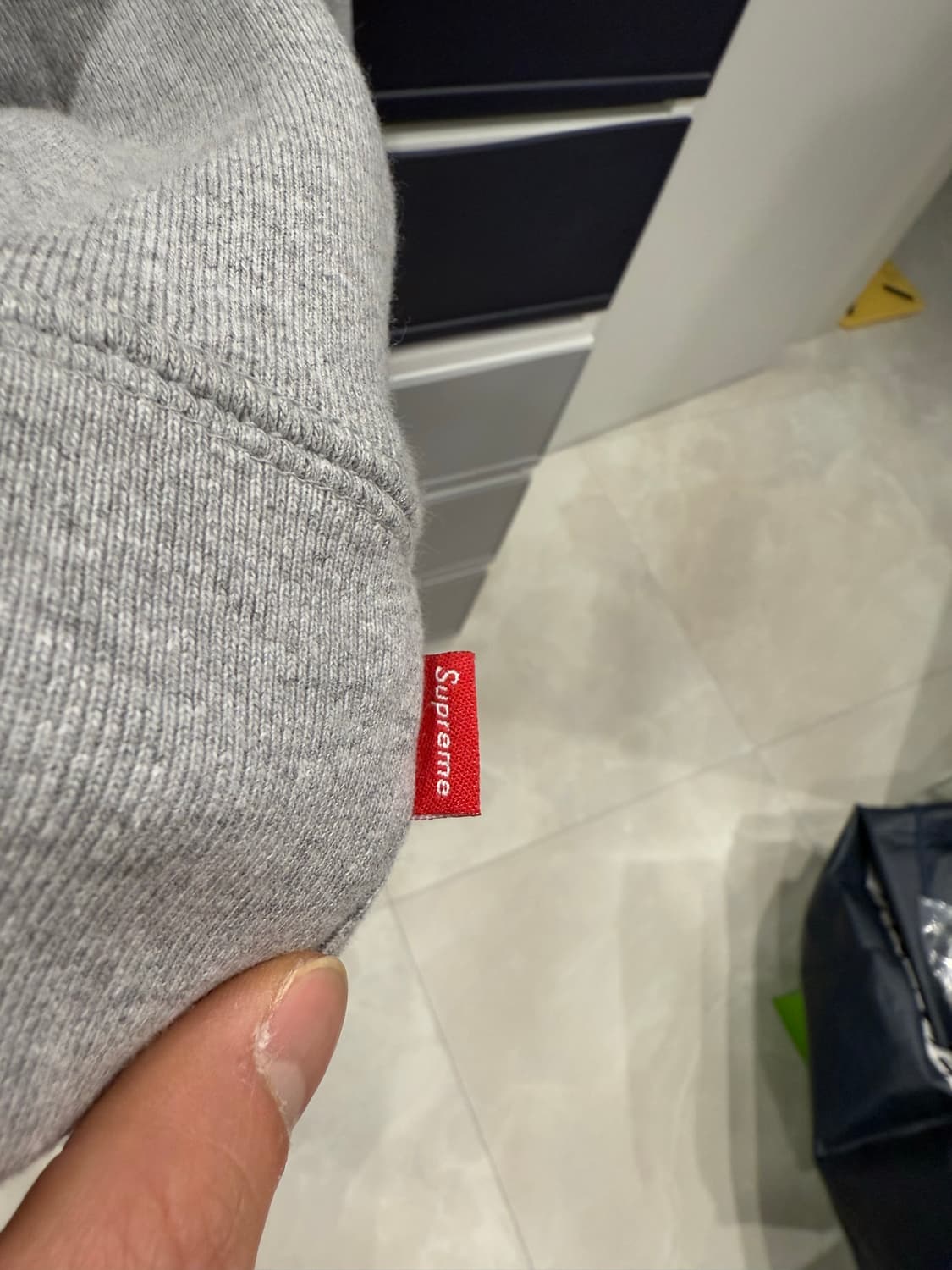 [XXL] 슈프림 박스로고 후드 스웨트셔츠 헤더 그레이 - 24FW 상품이미지7