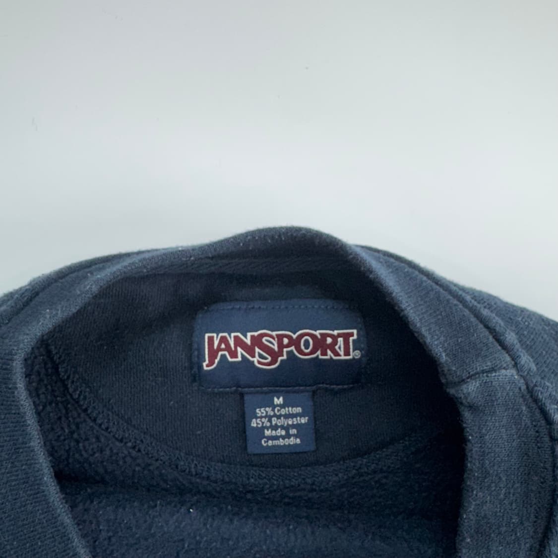 Jansport 잔스포츠 choate 로고 네이비 맨투맨  상품이미지5