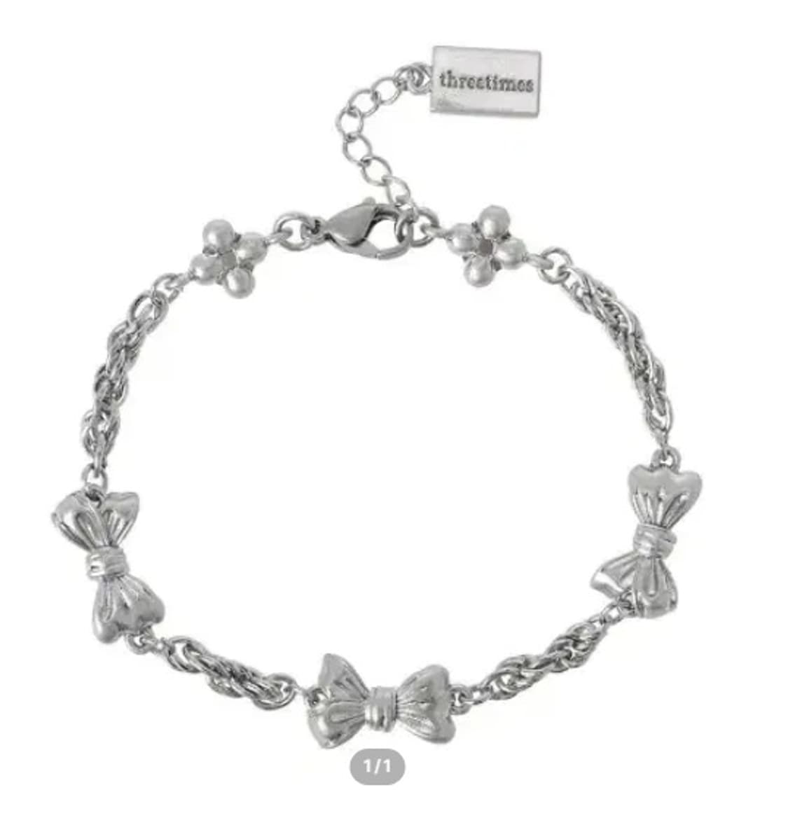 쓰리타임즈 Bestie chain bracelet 팔찌 상품이미지1