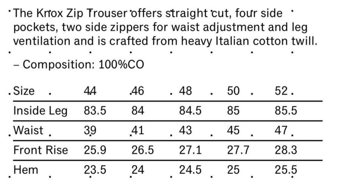[46]24FW 키코코스타디노브 녹스 트라우저 레이븐 블랙 상품이미지7