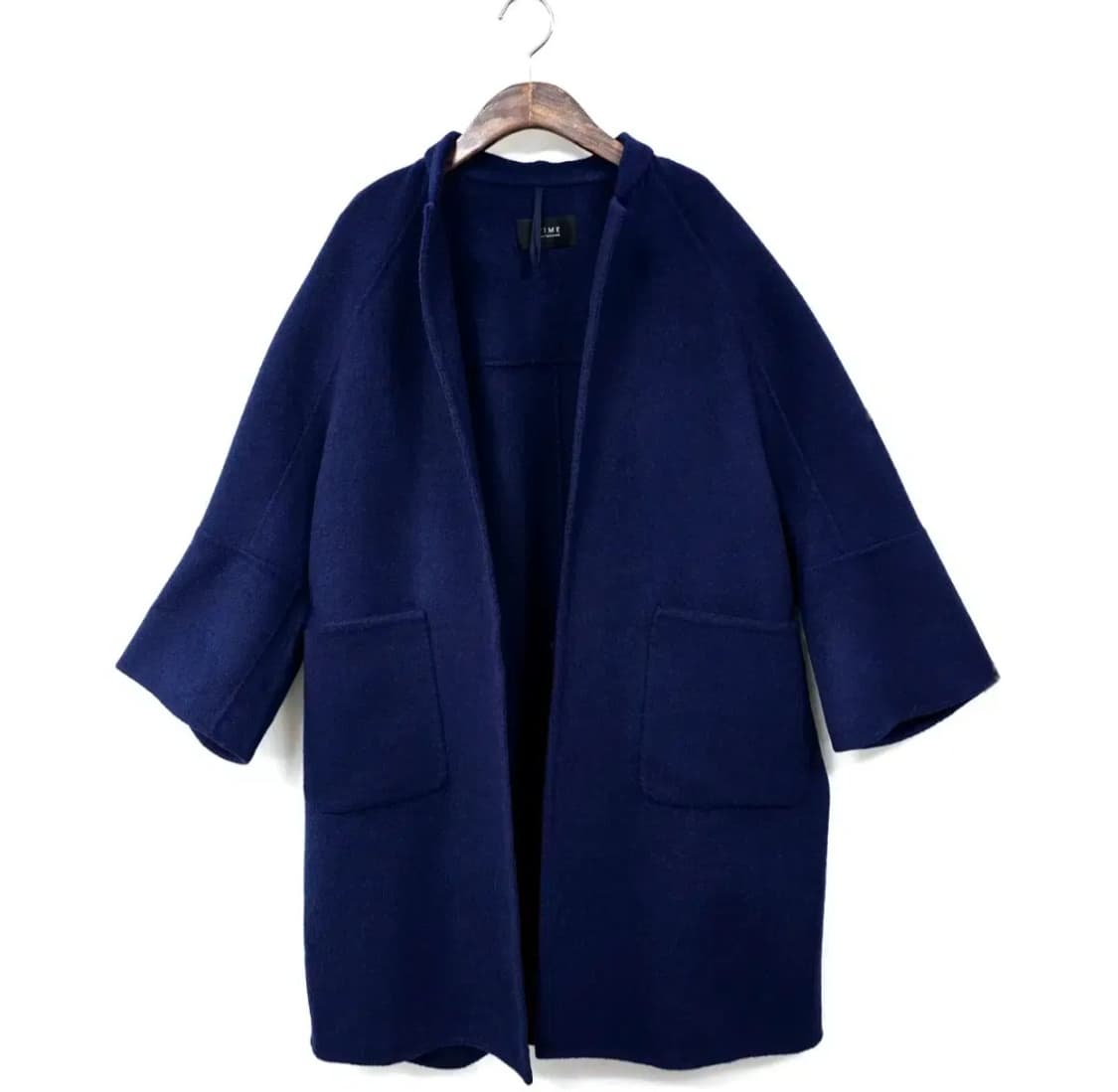 TIME  타임 캐시미어 블렌드 핸드메이드 코트 상품이미지1