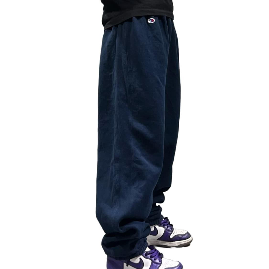 챔피온 네이비 베이직 면츄바(주머니 없음) 상품이미지1