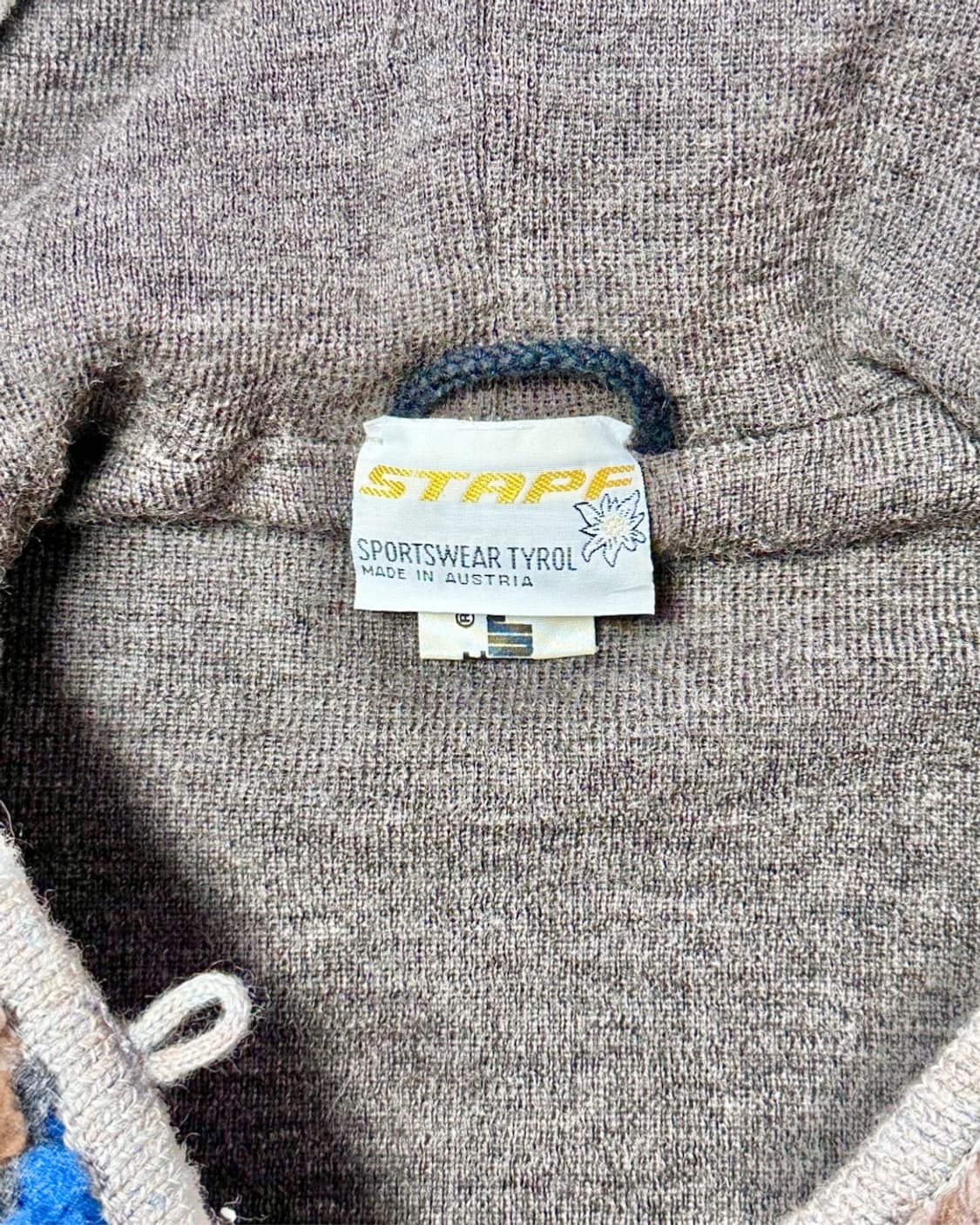 패치워크패턴 후드 가디건 상품이미지5