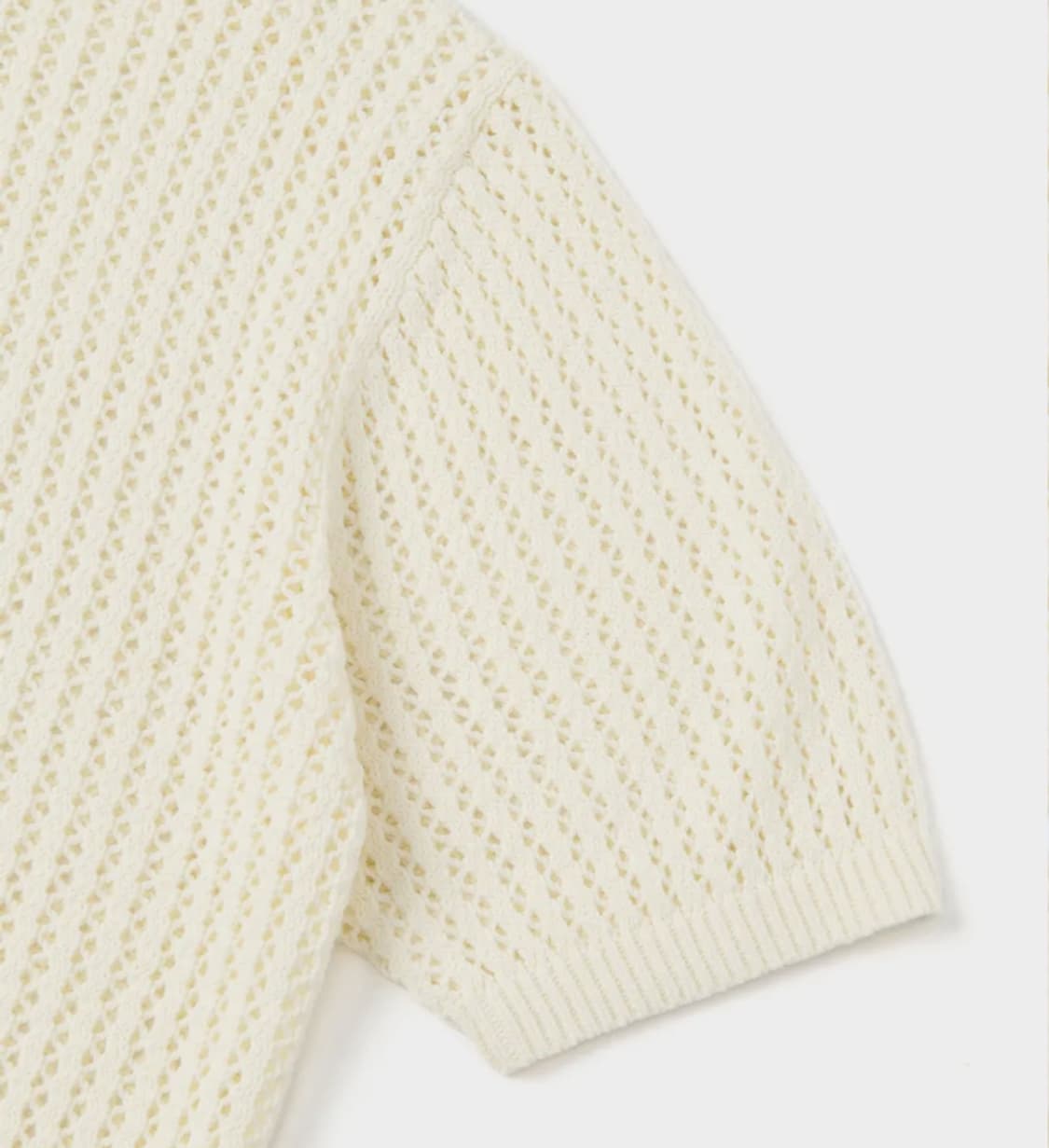 (새상품) 르마드 스카시 반오픈 하프니트 아이보리 2사이즈 상품이미지4